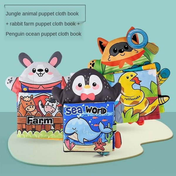 Load image into Gallery viewer, 2Pcs Montessori Baby Books Soft Cloth Book -AE
