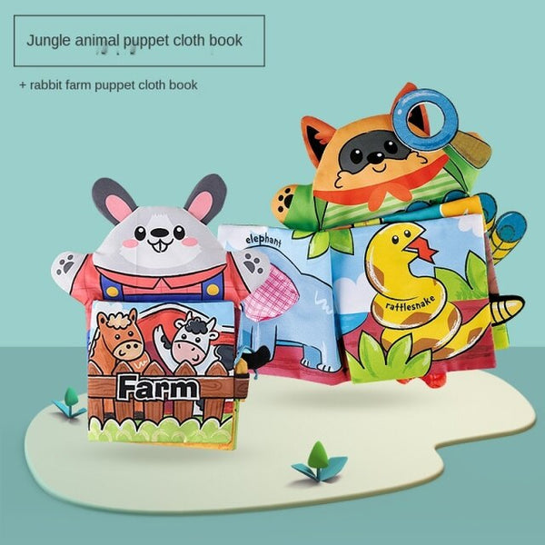 Load image into Gallery viewer, 2Pcs Montessori Baby Books Soft Cloth Book -AE
