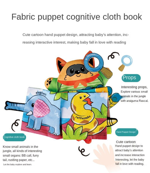 Load image into Gallery viewer, 2Pcs Montessori Baby Books Soft Cloth Book -AE
