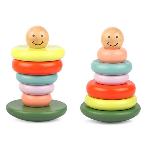 تحميل الصورة في عارض الصور ، Smiling Face Stacking Rainbow Blocks CNF1 - HN Bazar 
