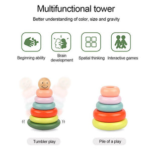 Smiling Face Stacking Rainbow Blocks CNF1 - HN Bazar 