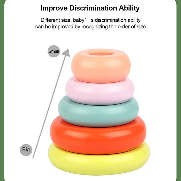 تحميل الصورة في عارض الصور ، Smiling Face Stacking Rainbow Blocks CNF1 - HN Bazar 
