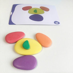 New Wooden Stacked Stone Balanced Toy CNF5