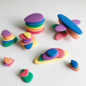 New Wooden Stacked Stone Balanced Toy CNF5
