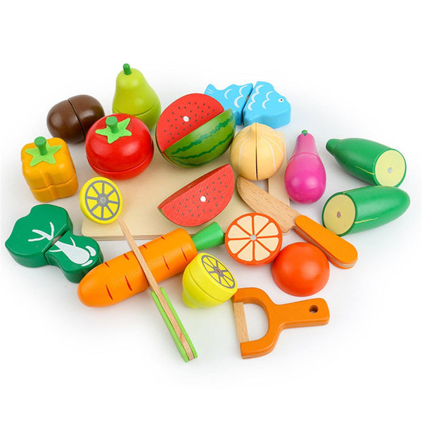 Load image into Gallery viewer, Fruits Cut Toys - Cognitive Kitchen Play CNF1 - HN Bazar 
