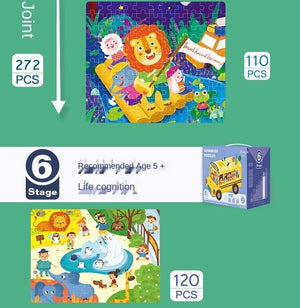 Educational Advanced Large Pieces Of Puzzle CNF1 - HN Bazar 