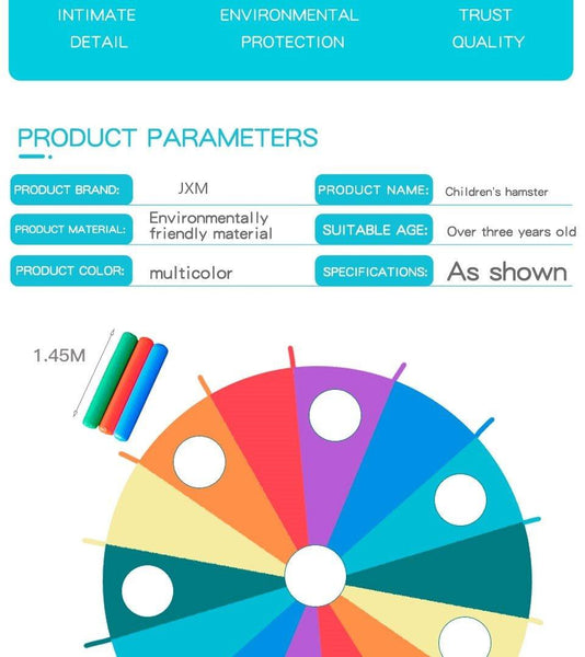 Load image into Gallery viewer, Hit Hamster Colorful Mat Rainbow CNF3 - HN Bazar 
