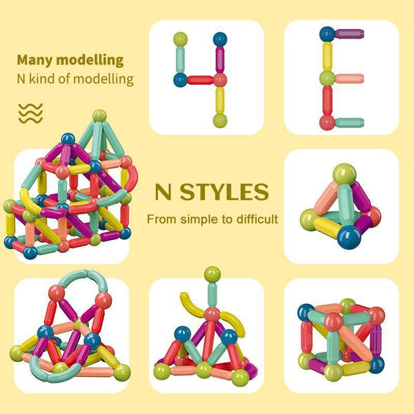 Load image into Gallery viewer, 3D Magnetic Sticks Blocks-AE

