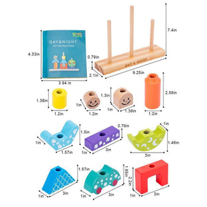 Sun and Moon Day and Night Building Puzzle CNF1 - HN Bazar 