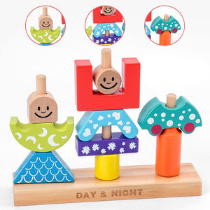 Sun and Moon Day and Night Building Puzzle CNF1 - HN Bazar 