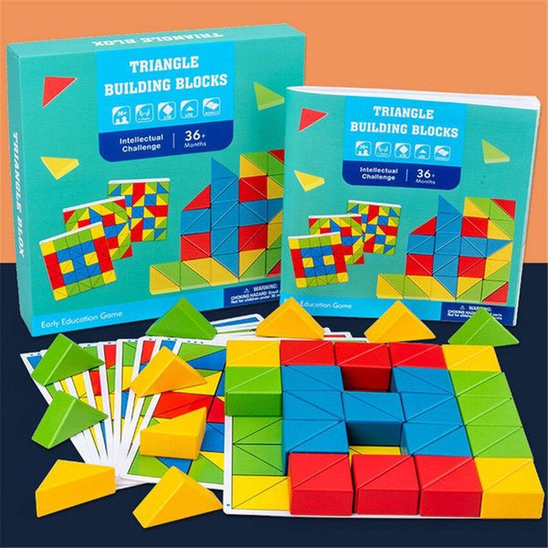 تحميل الصورة في عارض الصور ، 50 Pieces Wooden Building Blocks CNF1 - HN Bazar 
