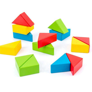 50 Pieces Wooden Building Blocks CNF1 - HN Bazar 