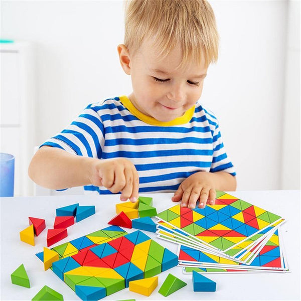 تحميل الصورة في عارض الصور ، 50 Pieces Wooden Building Blocks CNF1 - HN Bazar 
