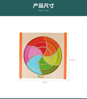 3D Wooden Puzzle - Circle  CNF1 - HN Bazar 