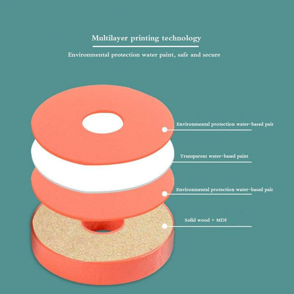 تحميل الصورة في عارض الصور ، 4 Pcs Montessori Building Block Puzzle CNF1 - HN Bazar 

