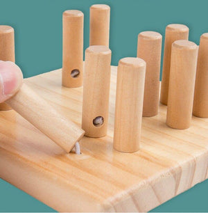 4 Pcs Montessori Building Block Puzzle CNF1 - HN Bazar 