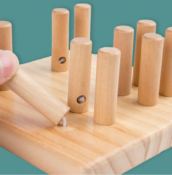 تحميل الصورة في عارض الصور ، 4 Pcs Montessori Building Block Puzzle CNF1 - HN Bazar 
