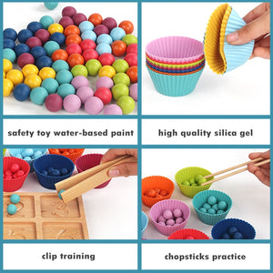 3 in 1 Matching Groove Writing Board Clip Bead CNF7