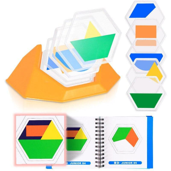 Load image into Gallery viewer, Tangram Jigsaw Board 100 Challenge  CNFM A - HN Bazar 
