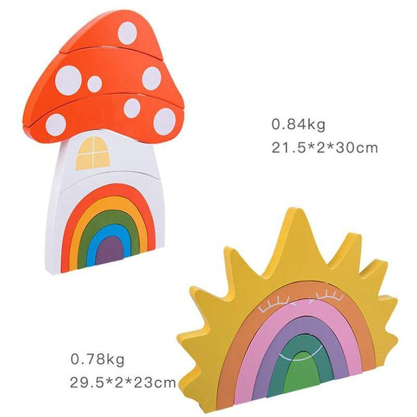 Load image into Gallery viewer, Rainbow Stacker CNF1 - HN Bazar 

