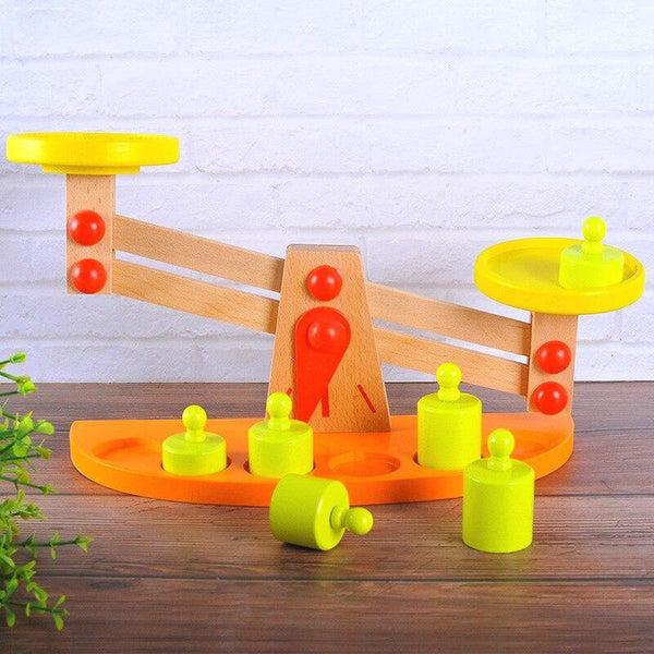 Load image into Gallery viewer, Small Wooden New Balance Scale CNF1 - HN Bazar 
