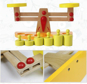Small Wooden New Balance Scale CNF1 - HN Bazar 