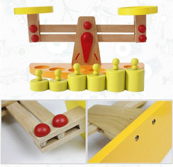 Load image into Gallery viewer, Small Wooden New Balance Scale CNF1 - HN Bazar 
