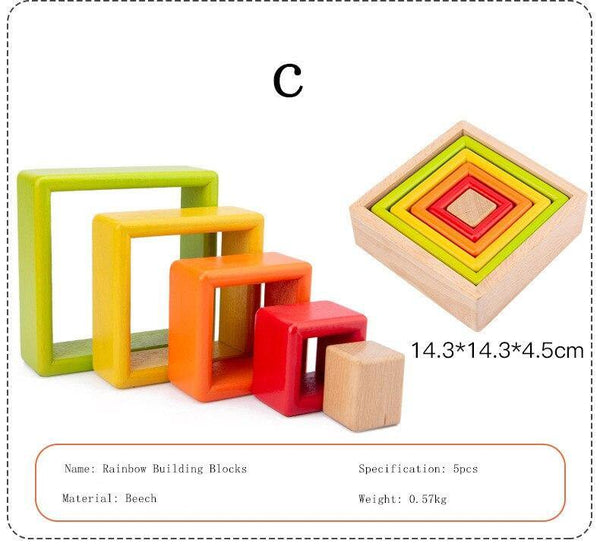 Load image into Gallery viewer, Tower Building Scene Color Shape Recognition CNF1 - HN Bazar 
