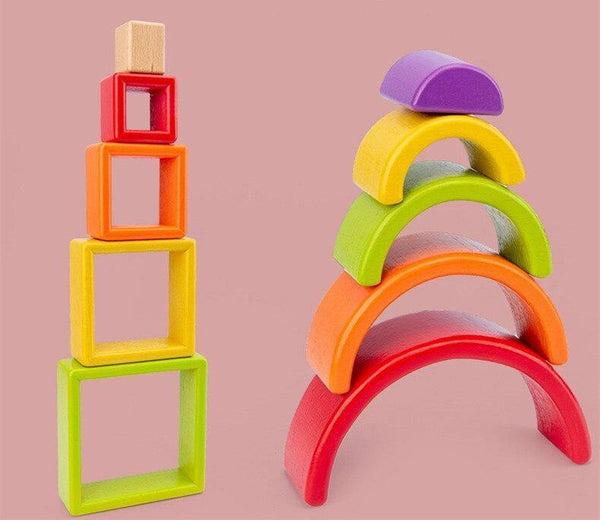Load image into Gallery viewer, Tower Building Scene Color Shape Recognition CNF1 - HN Bazar 
