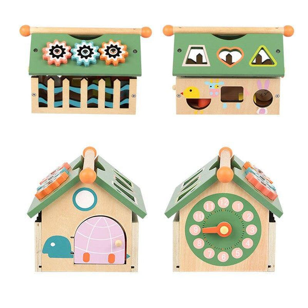 Load image into Gallery viewer, Shape Matching Wood Box CNF1 - HN Bazar 
