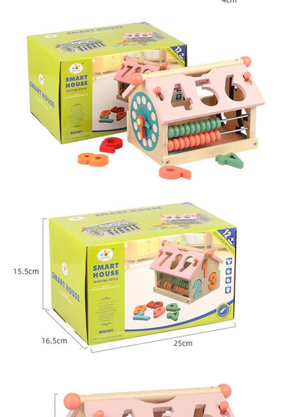 Load image into Gallery viewer, Shape Matching Wood Box CNF1 - HN Bazar 
