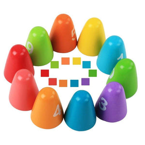 Wooden Hedgehog Math Learning Tool CNF1 - HN Bazar 