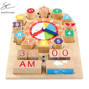 Montessori Digital Clock Building Blocks CNF1 - HN Bazar 