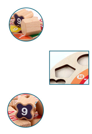 Montessori Digital Clock Building Blocks CNF1 - HN Bazar 
