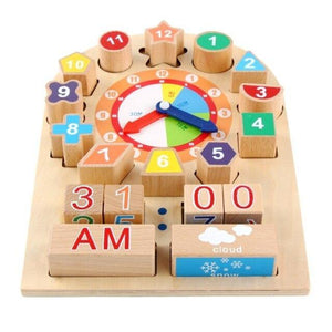 Montessori Digital Clock Building Blocks CNF1 - HN Bazar 