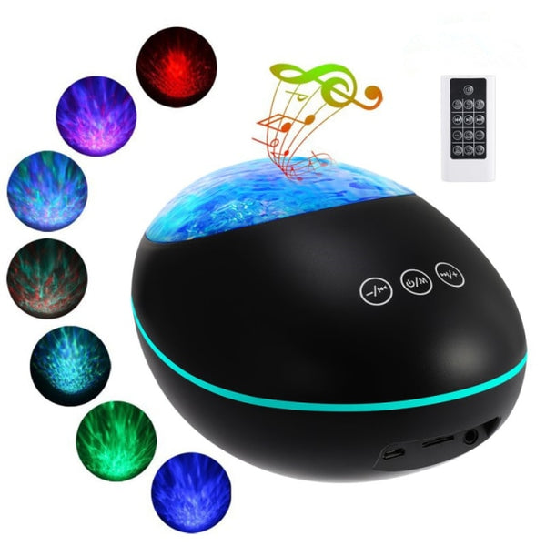 تحميل الصورة في عارض الصور ، Lucky Stone Ocean Wave Projector - AE
