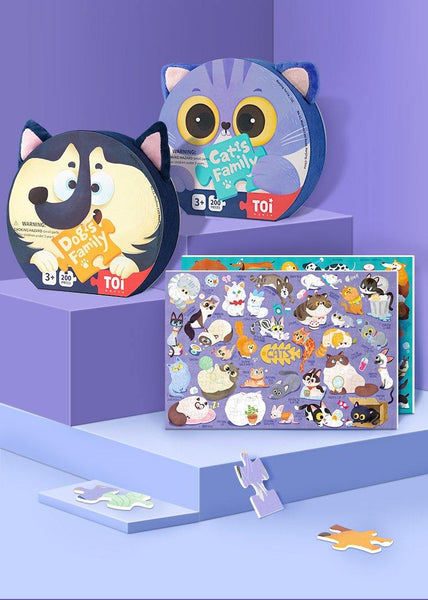 Load image into Gallery viewer, TOI 200PCS Pet Cat/Dog Family Brain Puzzle - HN Bazar 

