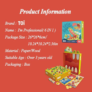 TOI 6-in-1 Board Games - HN Bazar 