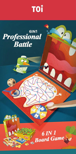 TOI 6-in-1 Board Games - HN Bazar 