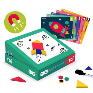 TOI Tangram Jigsaw Wood Geometric Shape Toys - HN Bazar 