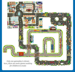 TOI Floor Road Traffic Track Large Puzzle Paper - HN Bazar 