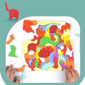 3D Puzzles Animal Jigsaw Puzzle CNF1 - HN Bazar 