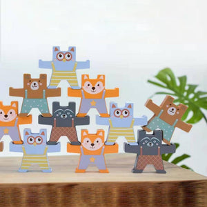 Wooden Bear Balanced Building Blocks CNF1 - HN Bazar 