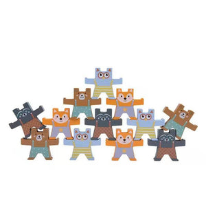 Wooden Bear Balanced Building Blocks CNF1 - HN Bazar 