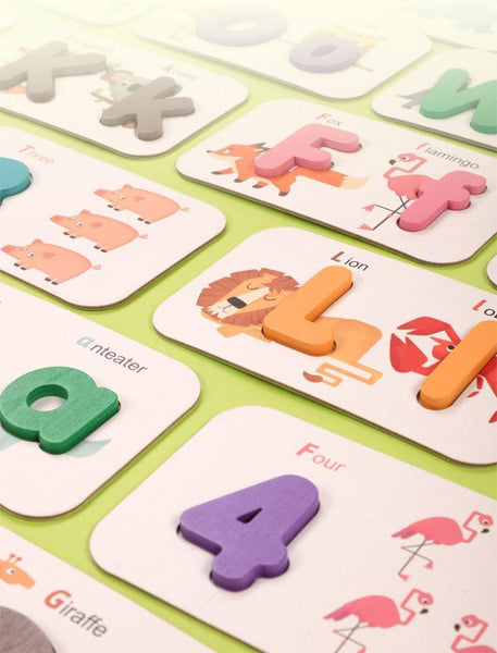 Load image into Gallery viewer, Number/Alphabet Letter Spelling Word Puzzle CNF1 - HN Bazar 
