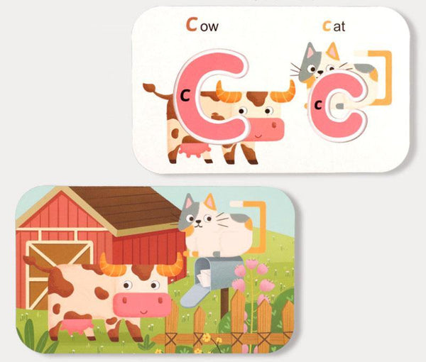 Load image into Gallery viewer, Number/Alphabet Letter Spelling Word Puzzle CNF1 - HN Bazar 
