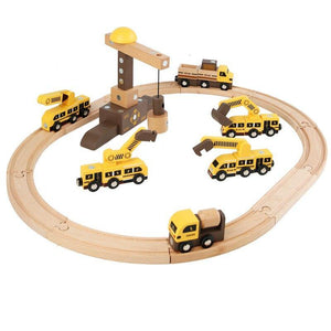 Wooden Magic Engineering Vehicles DIY - HN Bazar 