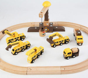 Wooden Magic Engineering Vehicles DIY - HN Bazar 