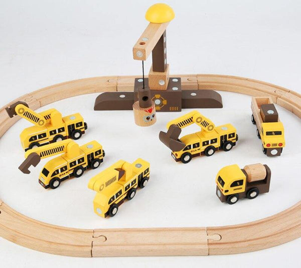Load image into Gallery viewer, Wooden Magic Engineering Vehicles DIY - HN Bazar 
