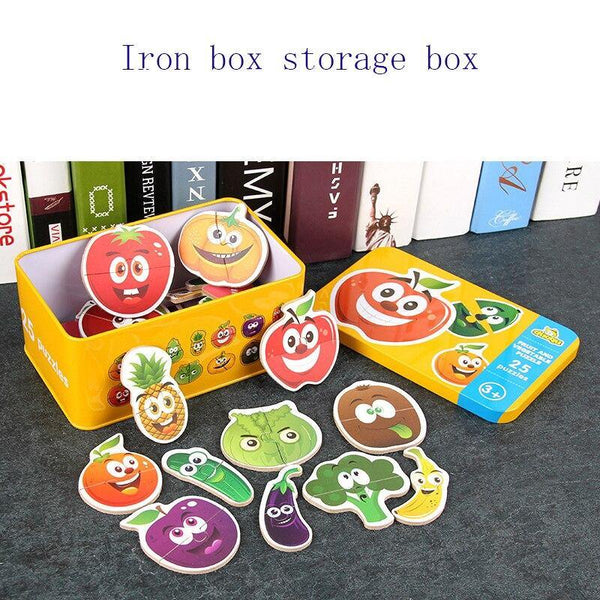 Load image into Gallery viewer, Wood Jigsaw Puzzles + Iron Box CNF1 - HN Bazar 

